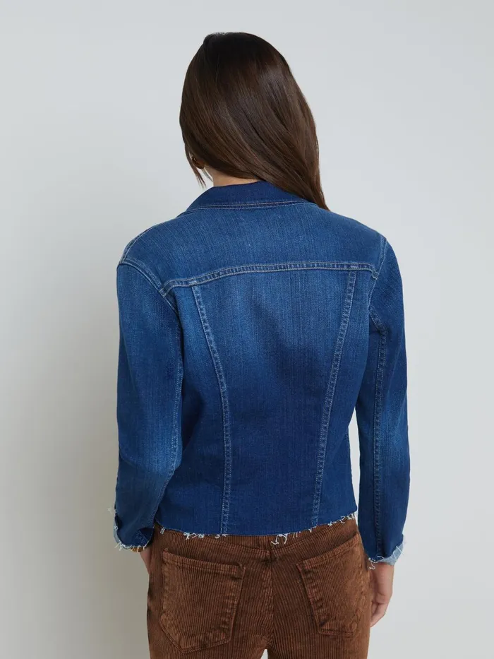 L039Agence Denim Jackets Women Janelle Denim Jacket Desoto L039Agence Denim Jackets Women Janelle Denim Jacket Desoto