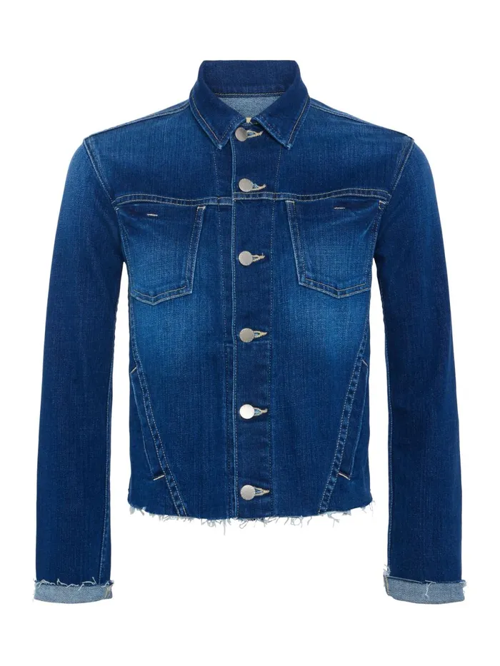 L039Agence Denim Jackets Women Janelle Denim Jacket Desoto L039Agence Denim Jackets Women Janelle Denim Jacket Desoto