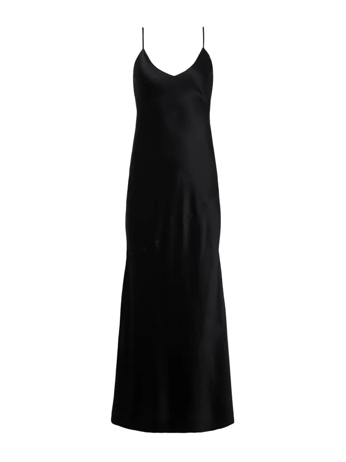 L039Agence Dresses and Jumpsuits Women Serita Silk Slip Dress Black