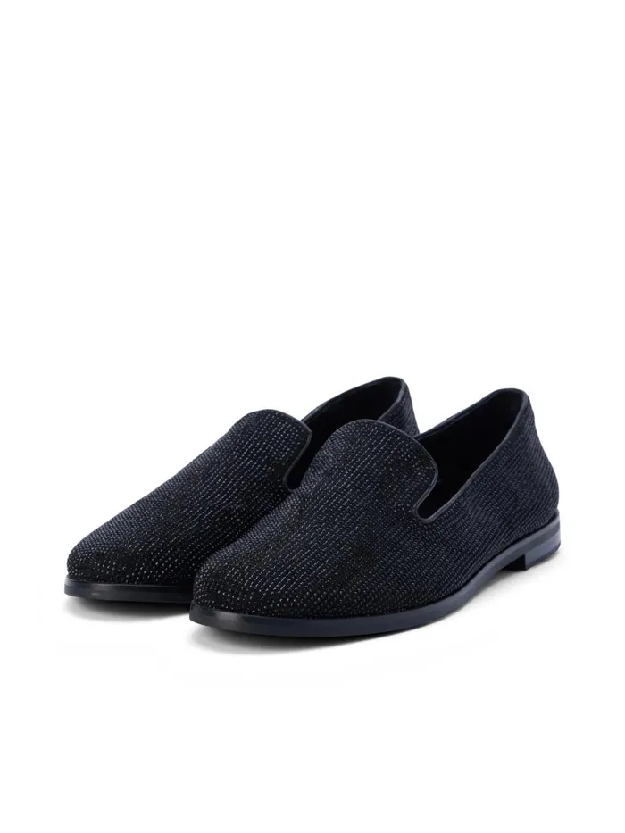 L039Agence Flats and Loafers Women Dominik Crystal Loafer Black Crystal L039Agence Flats and Loafers Women Dominik Crystal Loafer Black Crystal