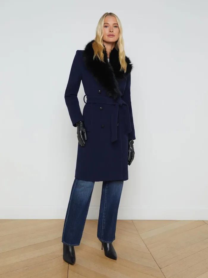 L039Agence Outerwear Women Tristan Coat Midnightblack