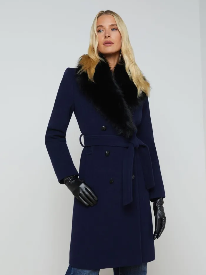 L039Agence Outerwear Women Tristan Coat Midnightblack