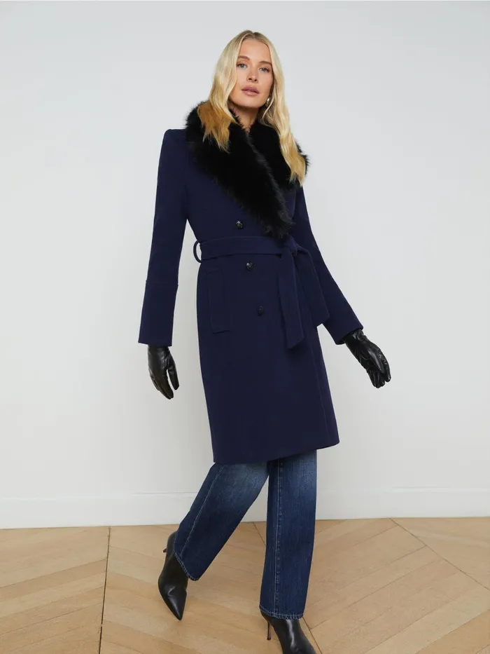 L039Agence Outerwear Women Tristan Coat Midnightblack
