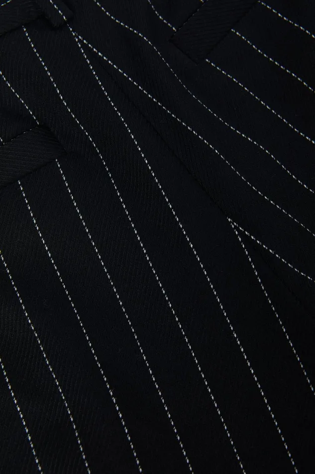 L039Agence Pants Women Allanah Pinstriped Trouser Blackecru L039Agence Pants Women Allanah Pinstriped Trouser Blackecru