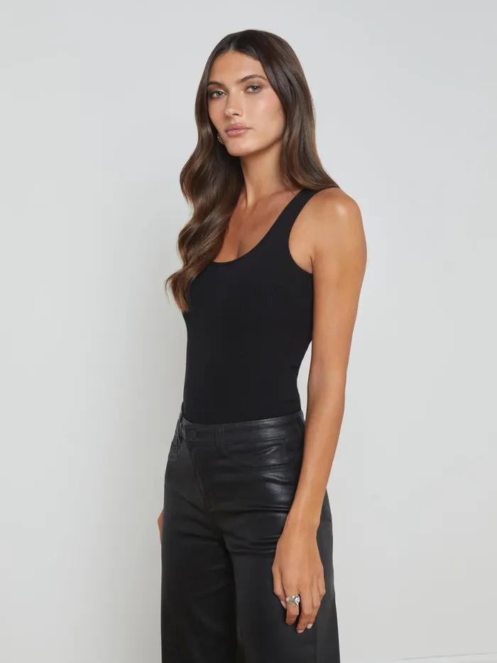 L039Agence Tees Women Adira Tank Black L039Agence Tees Women Adira Tank Black