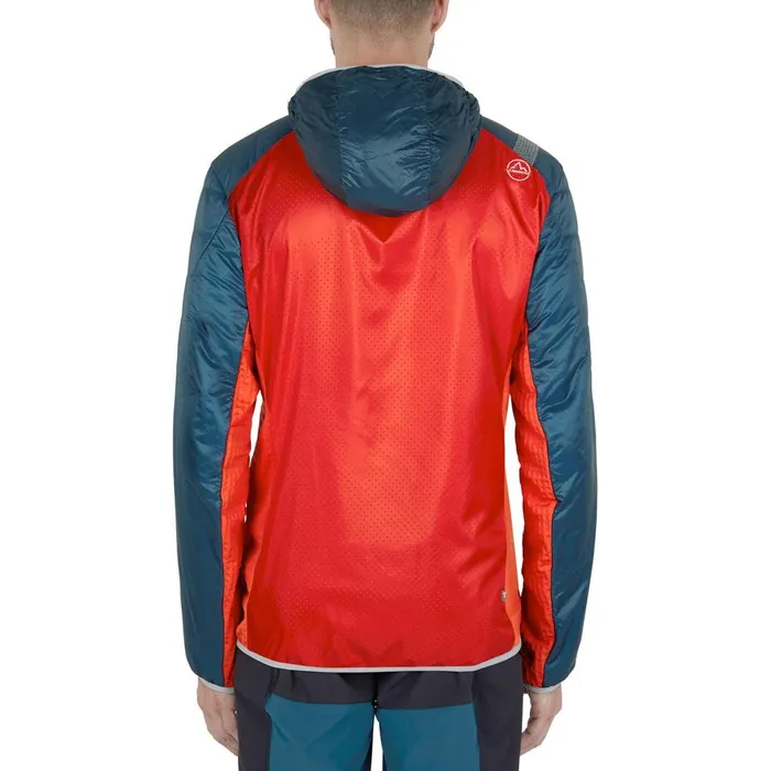 La Sportiva Jackets and Shells Aequilibrium Insulation Hoody M Storm BluePoppy 8211 Men La Sportiva Jackets and Shells Aequilibrium Insulation Hoody M Storm BluePoppy 8211 Men