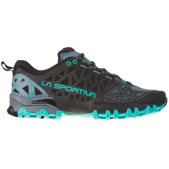 La Sportiva Mountain Running Bushido II Woman SlateAqua 8211 Women La Sportiva Mountain Running Bushido II Woman SlateAqua 8211 Women
