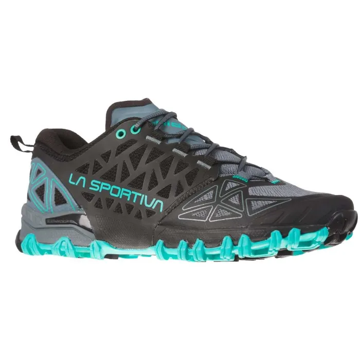 La Sportiva Mountain Running Bushido II Woman SlateAqua 8211 Women La Sportiva Mountain Running Bushido II Woman SlateAqua 8211 Women