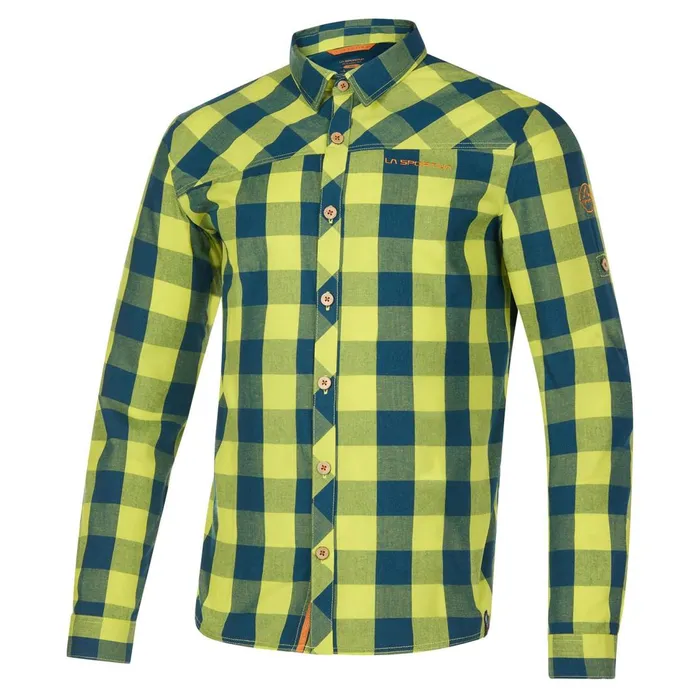 La Sportiva Technical Shirts Andes LS Shirt M Lime PunchHawaiian Sun 8211 Men