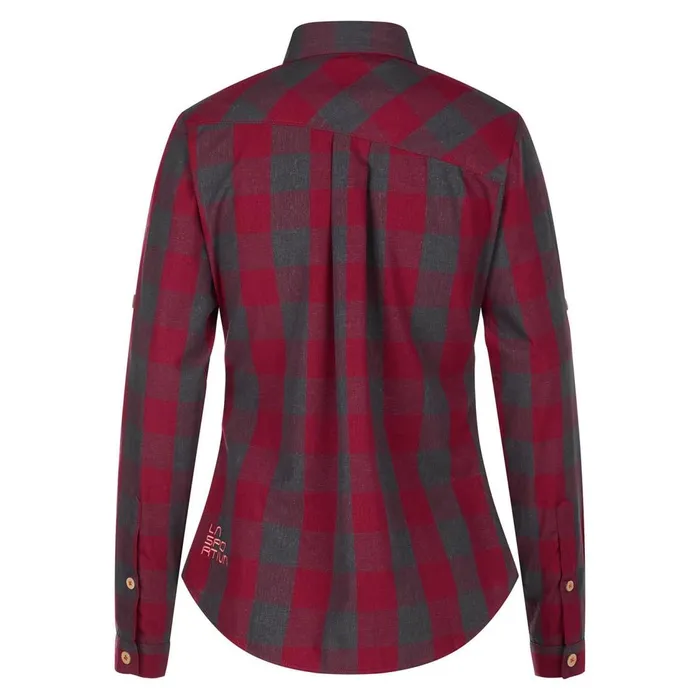 La Sportiva Technical Shirts Andes LS Shirt W CarbonFlamingo 8211 Women La Sportiva Technical Shirts Andes LS Shirt W CarbonFlamingo 8211 Women