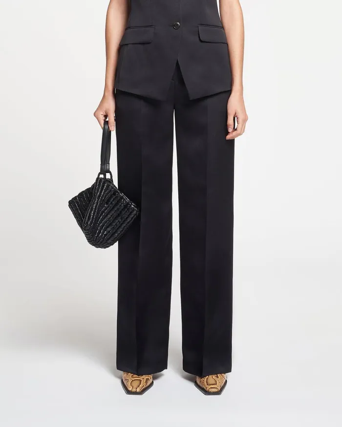 Lanai Tailored TechSatin Pants Black Women Nanushka Pants