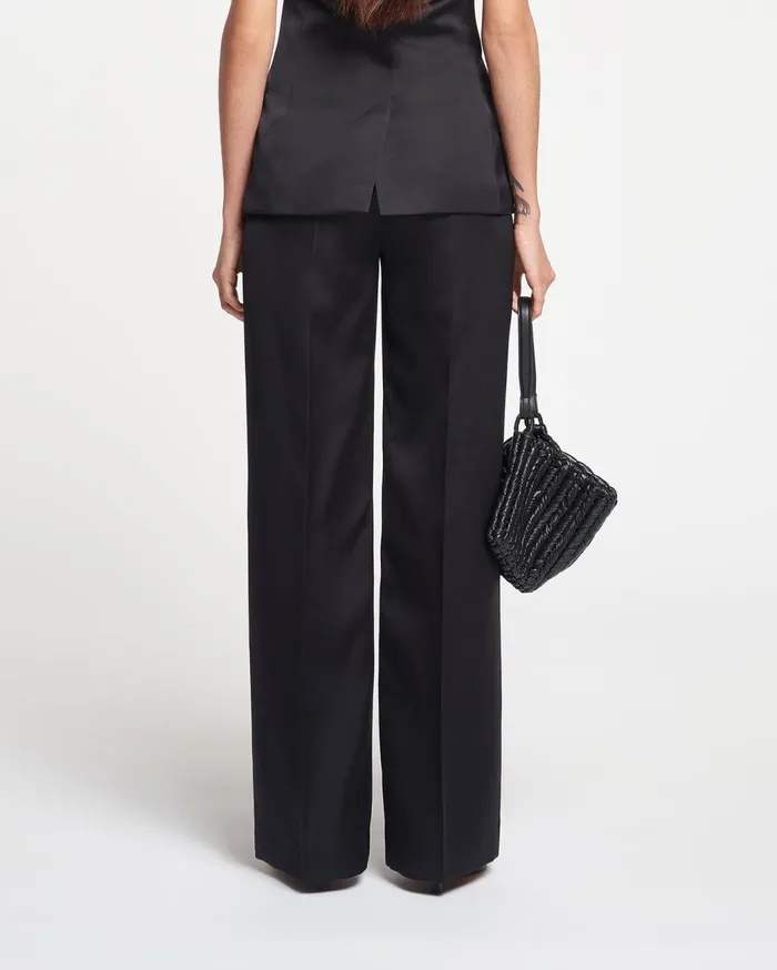 Lanai Tailored TechSatin Pants Black Women Nanushka Pants