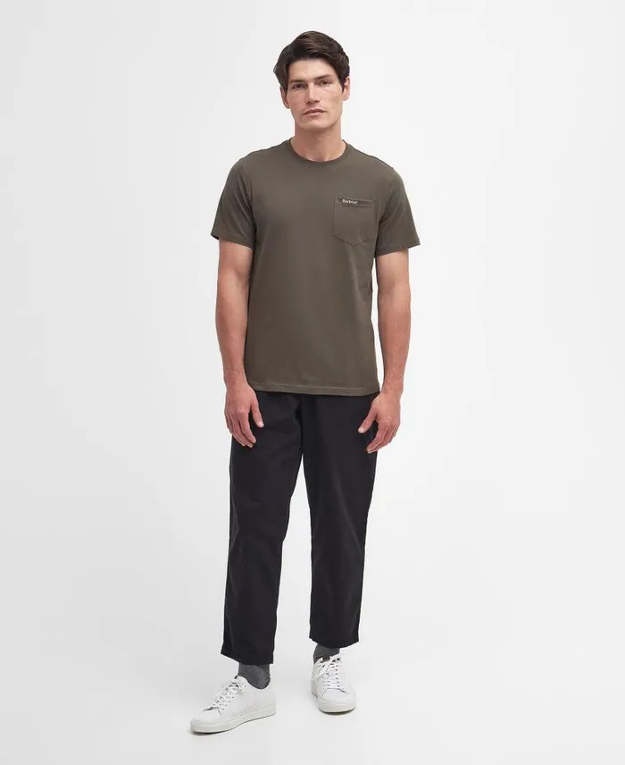Langdon Pocket TShirt Putty Men Barbour TShirts