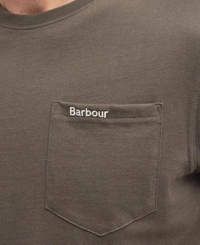Langdon Pocket TShirt Putty Men Barbour TShirts