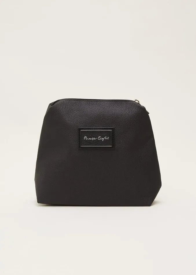 Leather Hobo Slouch Bag Black Women Phase Eight Bags and Clutches