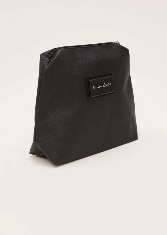 Leather Hobo Slouch Bag Black Women Phase Eight Bags and Clutches