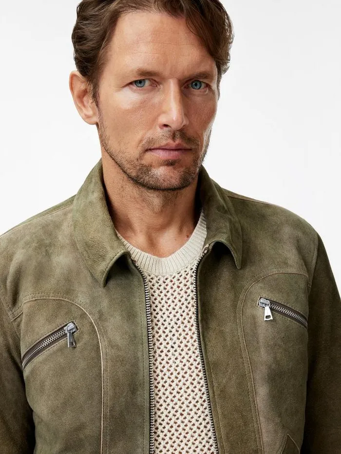 Leather Jackets Men John Varvatos BRIAN JACKET Fossil