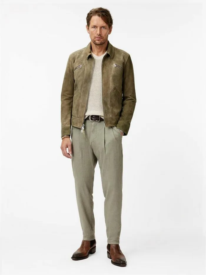 Leather Jackets Men John Varvatos BRIAN JACKET Fossil