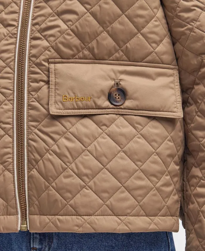 Leia Quilted Jacket Hazelnut Women Barbour Quilted Jackets