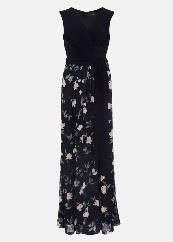 LeighAnn Floral Maxi Dress Navymulti Women Phase Eight Dresses