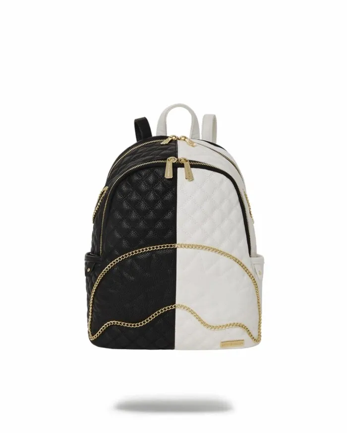 LEVELED UP SPLIT QUILT SHARK SAVAGE BACKPACK Bags SPRAYGROUND