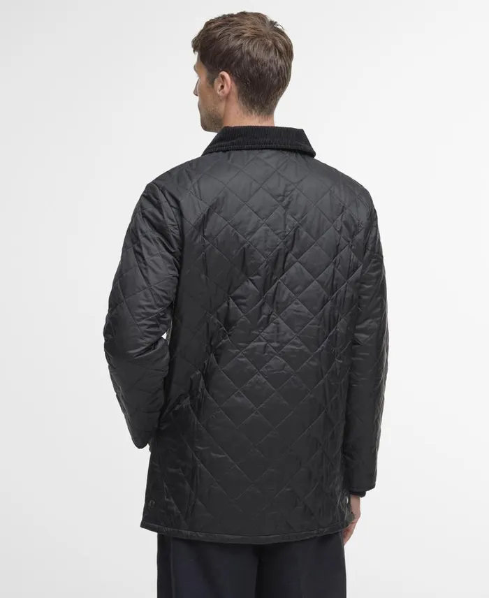 Liddesdaleu00ae Quilted Jacket Black Men Barbour Quilted Jackets