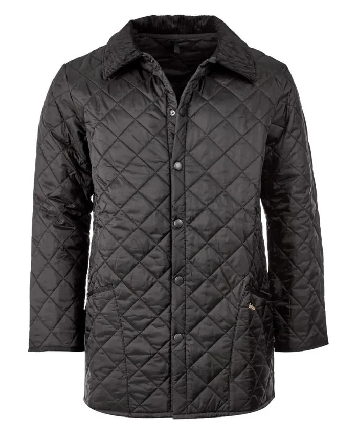 Liddesdaleu00ae Quilted Jacket Black Men Barbour Quilted Jackets