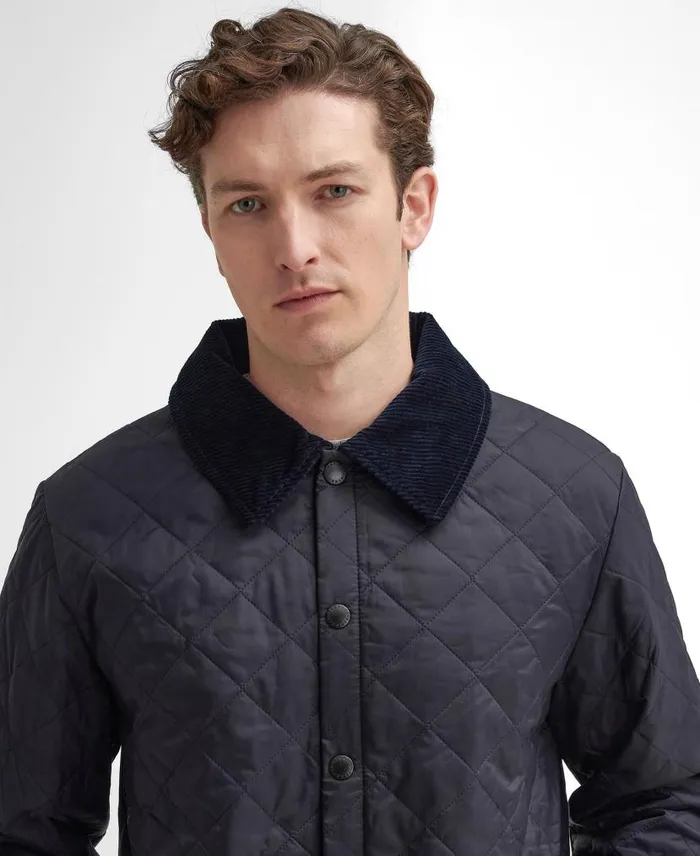 Liddesdaleu00ae Quilted Jacket Black Men Barbour Quilted Jackets
