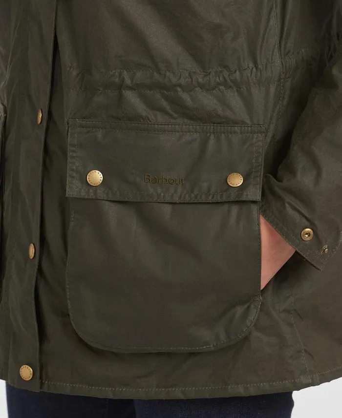 Lightweight Durham Waxed Jacket Archive Olive Women Barbour Waxed Jackets