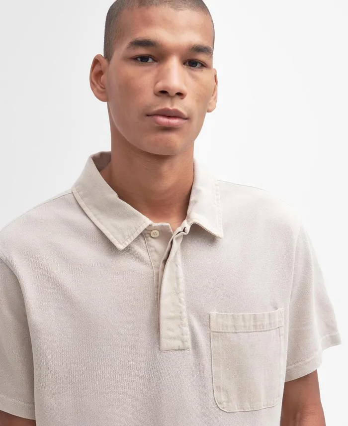 Liverton ShortSleeved Polo Shirt Dark Slate Men Barbour Polo Shirts