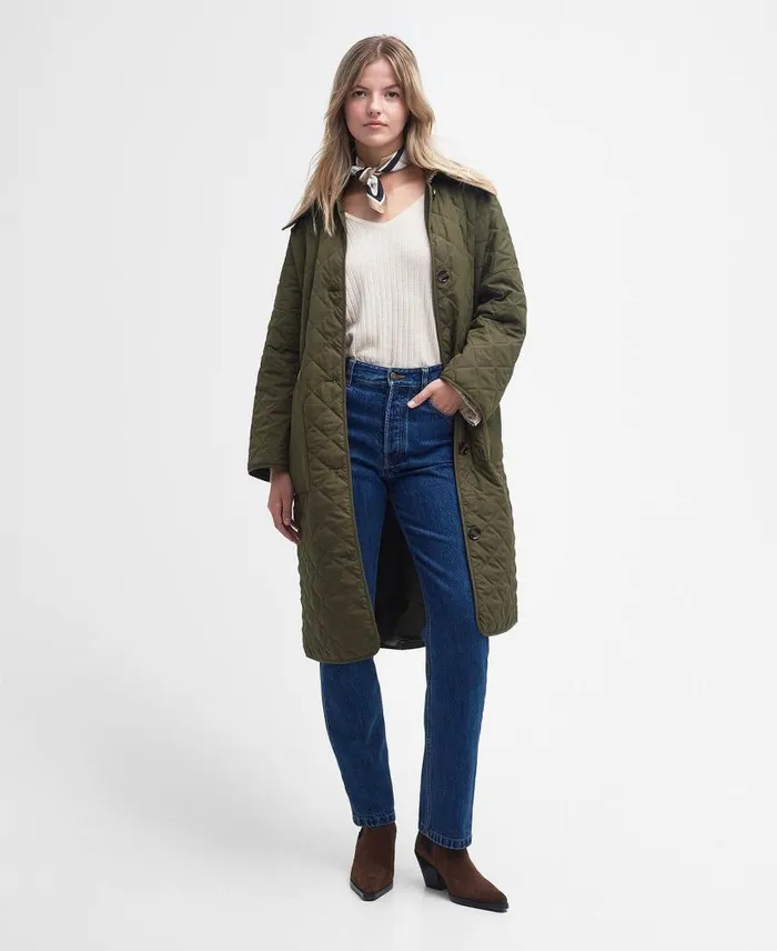 Lockton Quilted Jacket Army Greenancient Women Barbour Quilted Jackets
