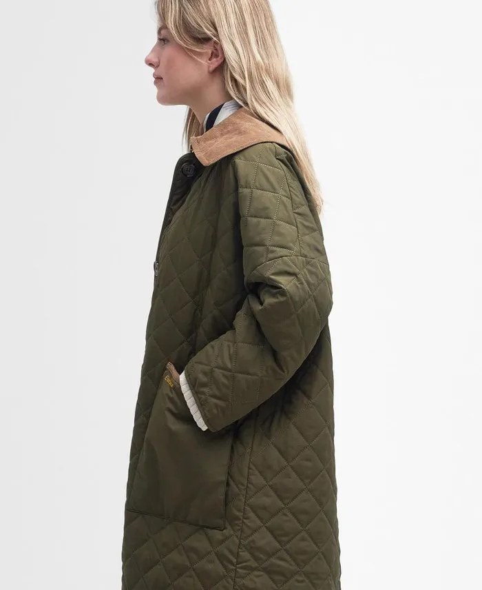 Lockton Quilted Jacket Army Greenancient Women Barbour Quilted Jackets