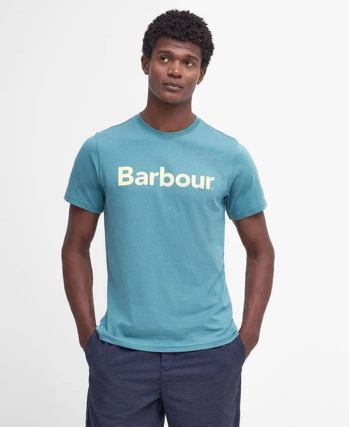 Logo TShirt Ecru Men Barbour TShirts