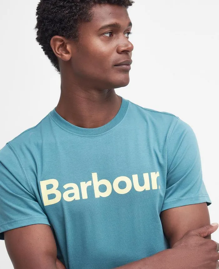 Logo TShirt Ecru Men Barbour TShirts