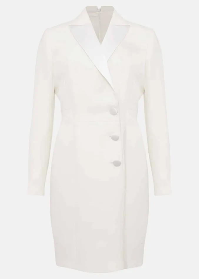 Lolicia Tux Dress Ivory Women Phase Eight Dresses