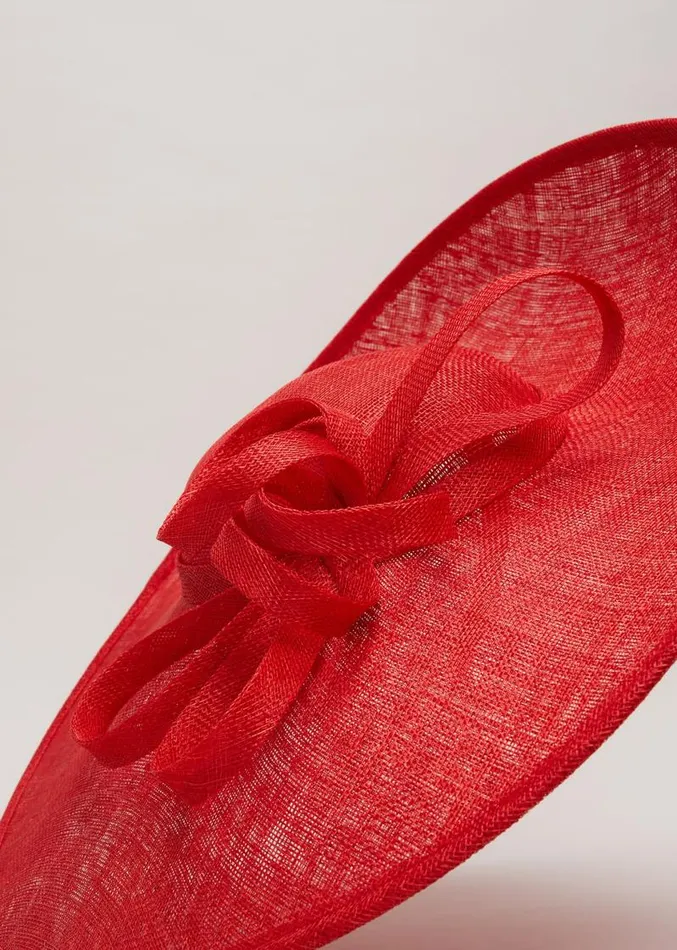 Loop Detail Statement Disc Red Women Phase Eight Fascinators and Hats