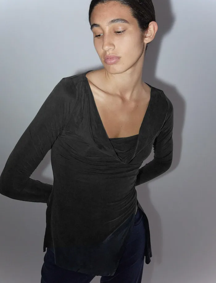 Lotto Black Women Paloma Wool Cupro