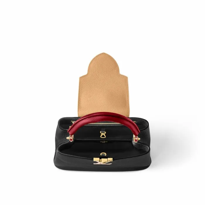 Louis Vuitton Capucines Bag Louis Vuitton M20704 Capucines MM Noir Rubis 8211 Louis Vuitton Handbag Store 8211 Women