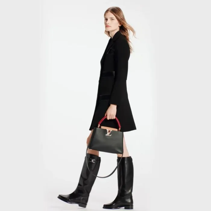 Louis Vuitton Capucines Bag Louis Vuitton M20704 Capucines MM Noir Rubis 8211 Louis Vuitton Handbag Store 8211 Women
