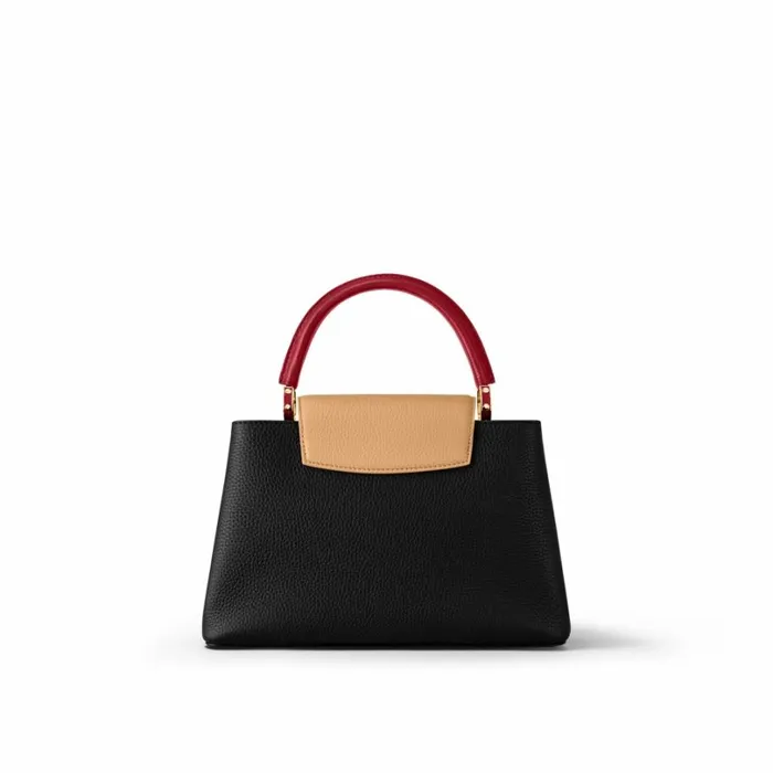 Louis Vuitton Capucines Bag Louis Vuitton M20704 Capucines MM Noir Rubis 8211 Louis Vuitton Handbag Store 8211 Women