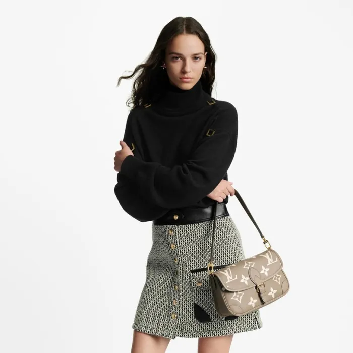 Louis Vuitton Diane Bag Louis Vuitton M46583 Diane Tourterelle BeigeCream 8211 Louis Vuitton Handbag Store 8211 Women