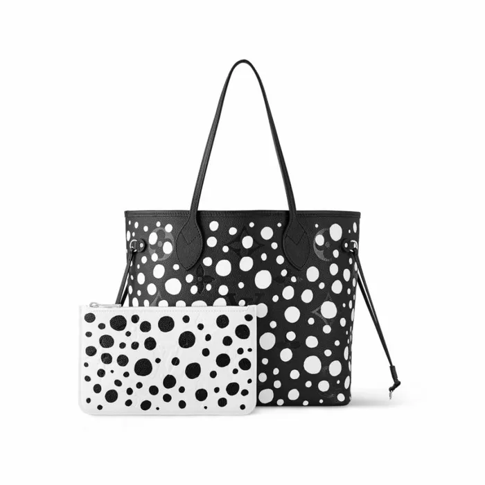 Louis Vuitton Neverfull Bag Louis Vuitton LV X YK Neverfull MM M46390 Black White 8211 Louis Vuitton Handbag Store 8211 Women