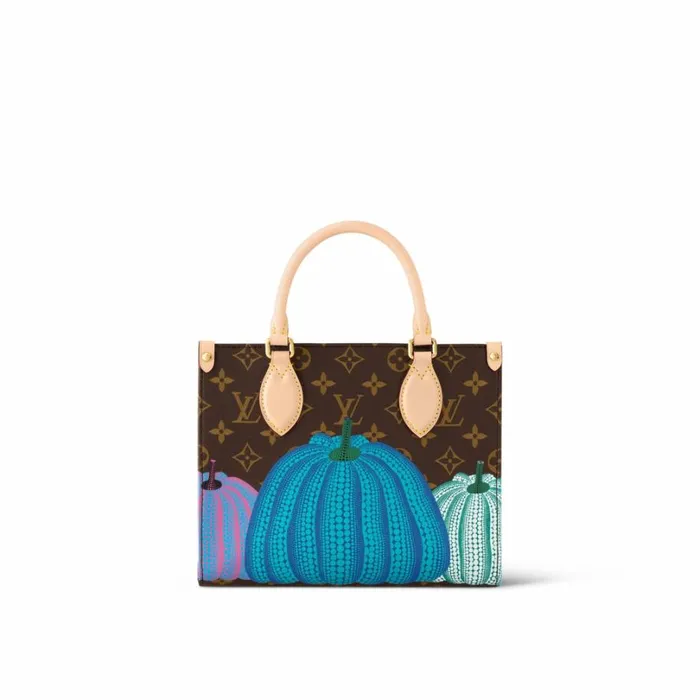 Louis Vuitton Onthego Bag Louis Vuitton LV X YK OnTheGo PM M46467 Pumpkin Print 8211 Louis Vuitton Handbag Store 8211 Women