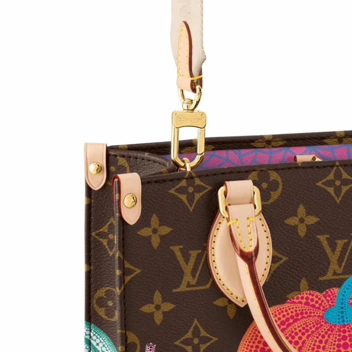 Louis Vuitton Onthego Bag Louis Vuitton LV X YK OnTheGo PM M46467 Pumpkin Print 8211 Louis Vuitton Handbag Store 8211 Women
