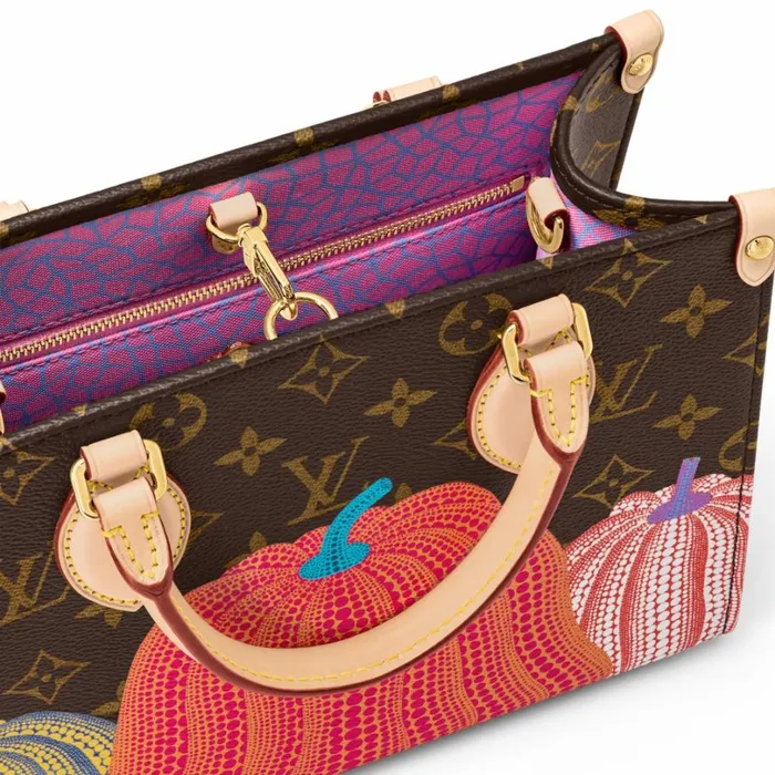 Louis Vuitton Onthego Bag Louis Vuitton LV X YK OnTheGo PM M46467 Pumpkin Print 8211 Louis Vuitton Handbag Store 8211 Women