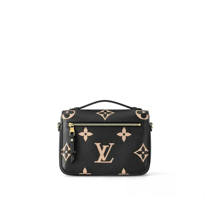 Louis Vuitton Pochette Metis Bag Louis Vuitton M45773 Pochette Mtis BlackBeige 8211 Louis Vuitton Handbag Store 8211 Women