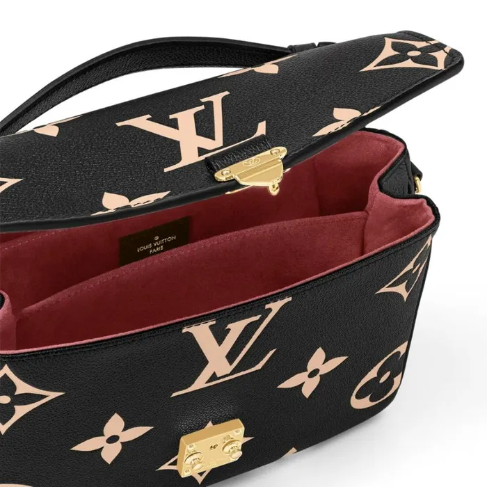 Louis Vuitton Pochette Metis Bag Louis Vuitton M45773 Pochette Mtis BlackBeige 8211 Louis Vuitton Handbag Store 8211 Women