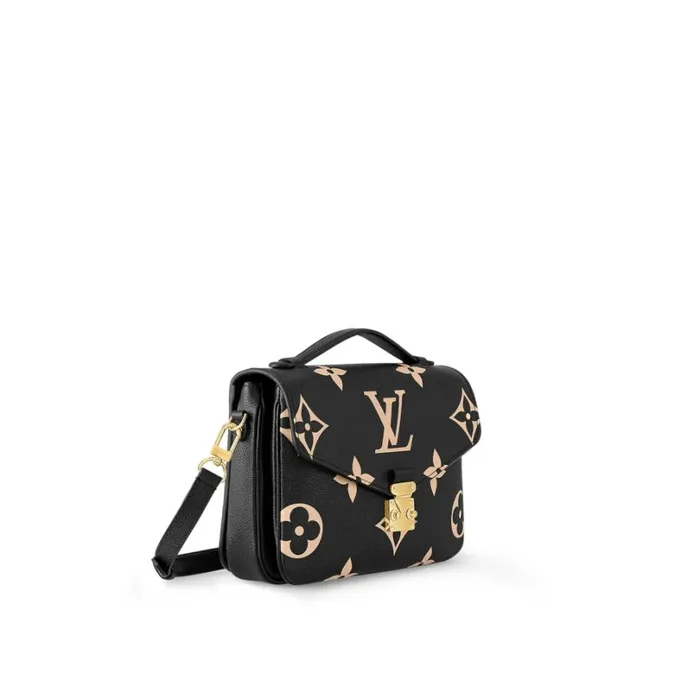 Louis Vuitton Pochette Metis Bag Louis Vuitton M45773 Pochette Mtis BlackBeige 8211 Louis Vuitton Handbag Store 8211 Women