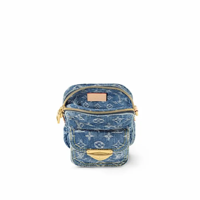 Louis Vuitton Shoulder and Totes Louis Vuitton M82948 Fairfax Pochette Denim Blue 8211 Louis Vuitton Handbag Store 8211 Women