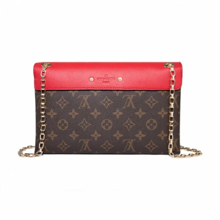 Louis Vuitton Shoulder and Totes Louis Vuitton Monogram Canvas Pallas Chain M41201 Cerise 8211 Louis Vuitton Handbag Store 8211 Women